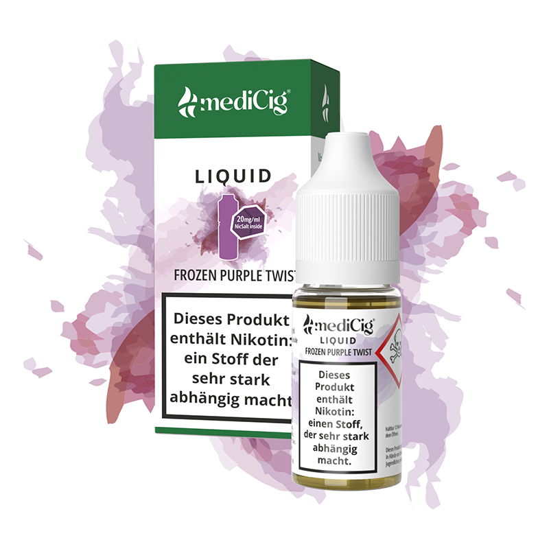 mediCig Nikotinsalzliquid Frozen Purple Twist (Traube)