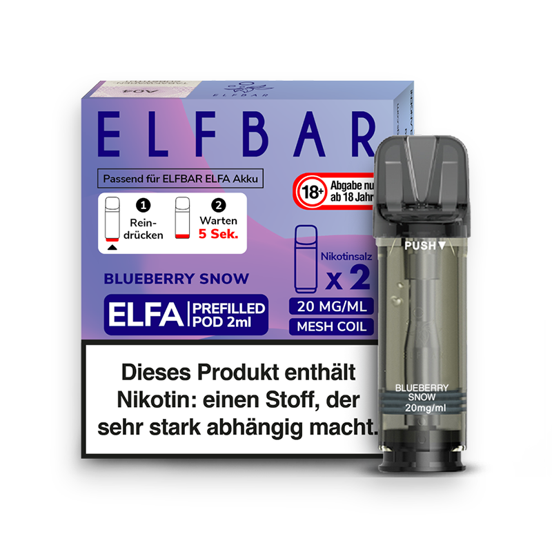 Elf Bar Elfa Pod Blueberry (Berry) Snoow 2er Pack