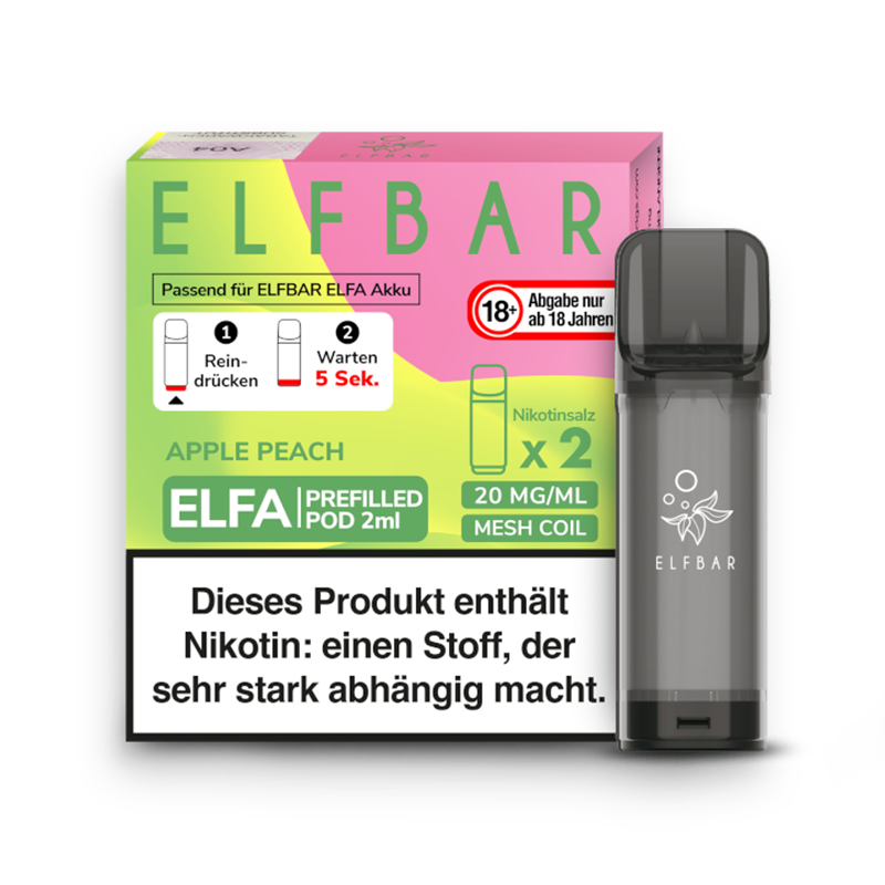 Elf Bar Elfa Pod Apple Peach 2er Pack