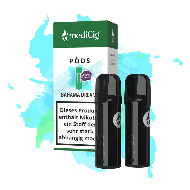 mediCig Pods Bahama Dreams 2er Pack