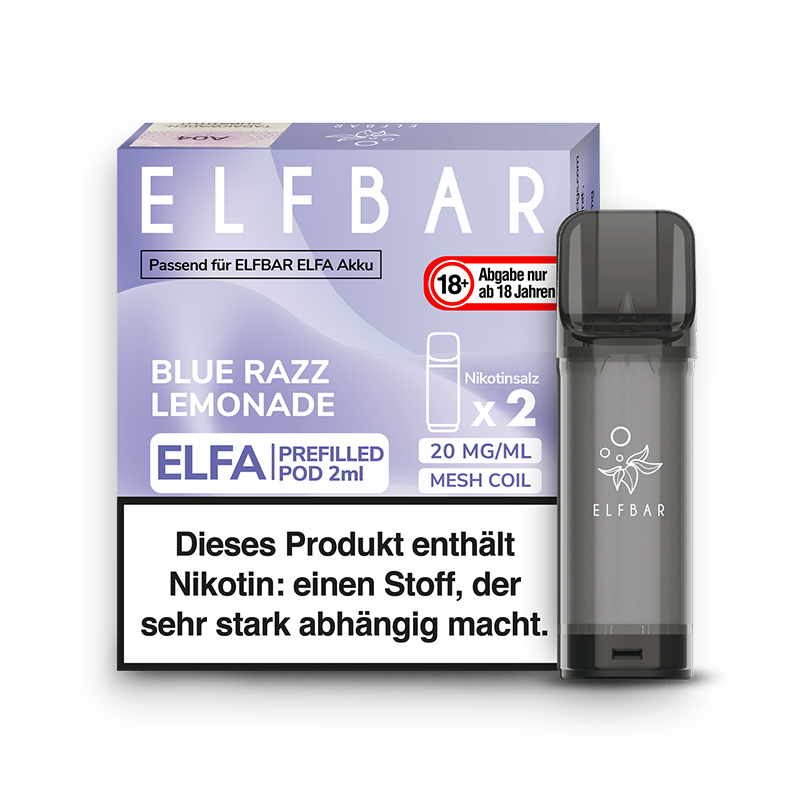 Elf Bar Elfa Pod Blue Razz Lemonade 2er Pack