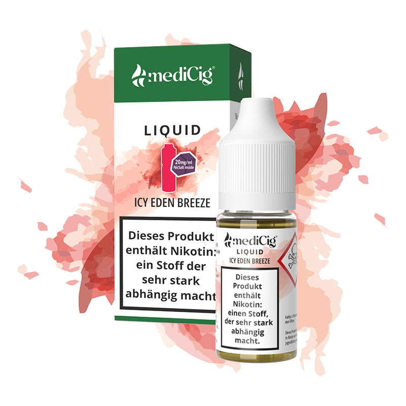 mediCig Nikotinsalzliquid Icy Eden Breeze (Wassermelone)