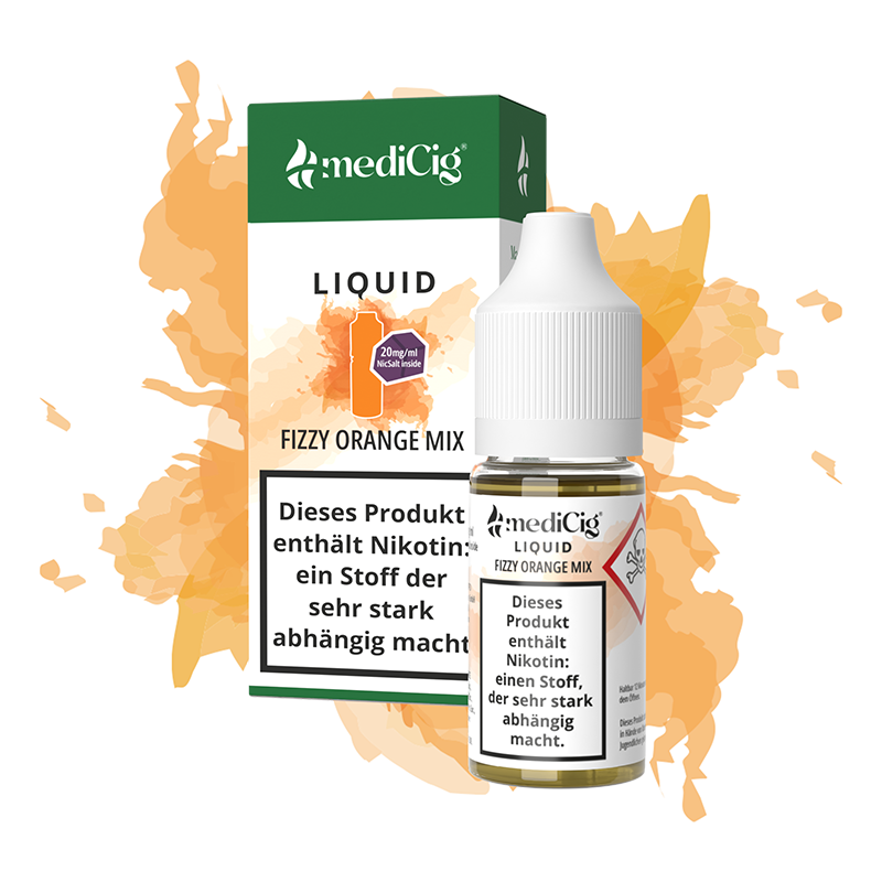 mediCig Nikotinsalzliquid Fizzy Orange Mix