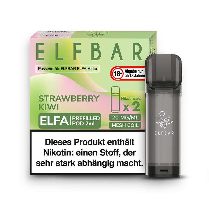 Elf Bar Elfa Pod Strawberry Kiwi 2er Pack