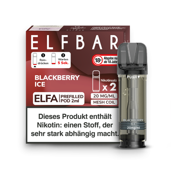 Elf Bar Elfa Pod Blackberry Ice 2er Pack