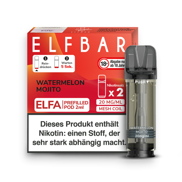 Elf Bar Elfa Pod Watermelon Mojito 2er Pack