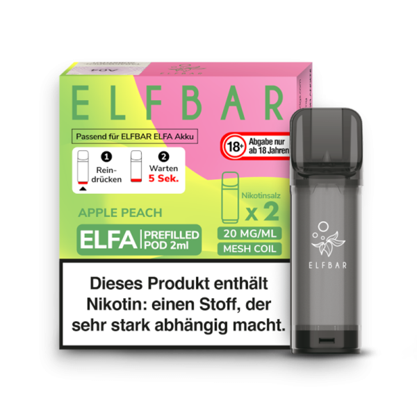 Elf Bar Elfa Pod Apple Peach 2er Pack