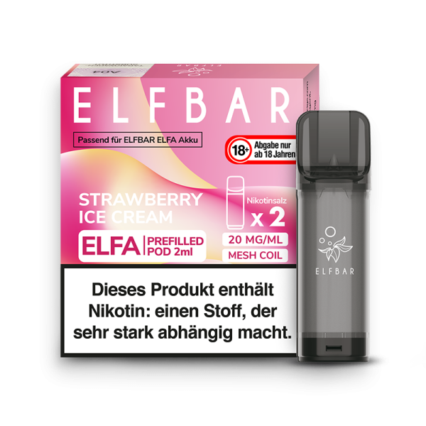 Elf Bar Elfa Pod Strawberry Ice Cream 2er Pack