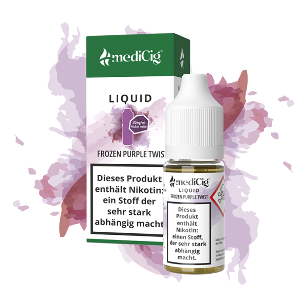 mediCig Nikotinsalzliquid Frozen Purple Twist (Traube)